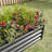 Rectangle Metal Raised Planter 421Ft For Plants And Flowers, Black, Stable & Long - Lasting Black Material, Rust-1312277864-1312277865