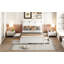 Grand lit plateforme avec 2 grands tiroirs, lit gigogne simple TG, blanc