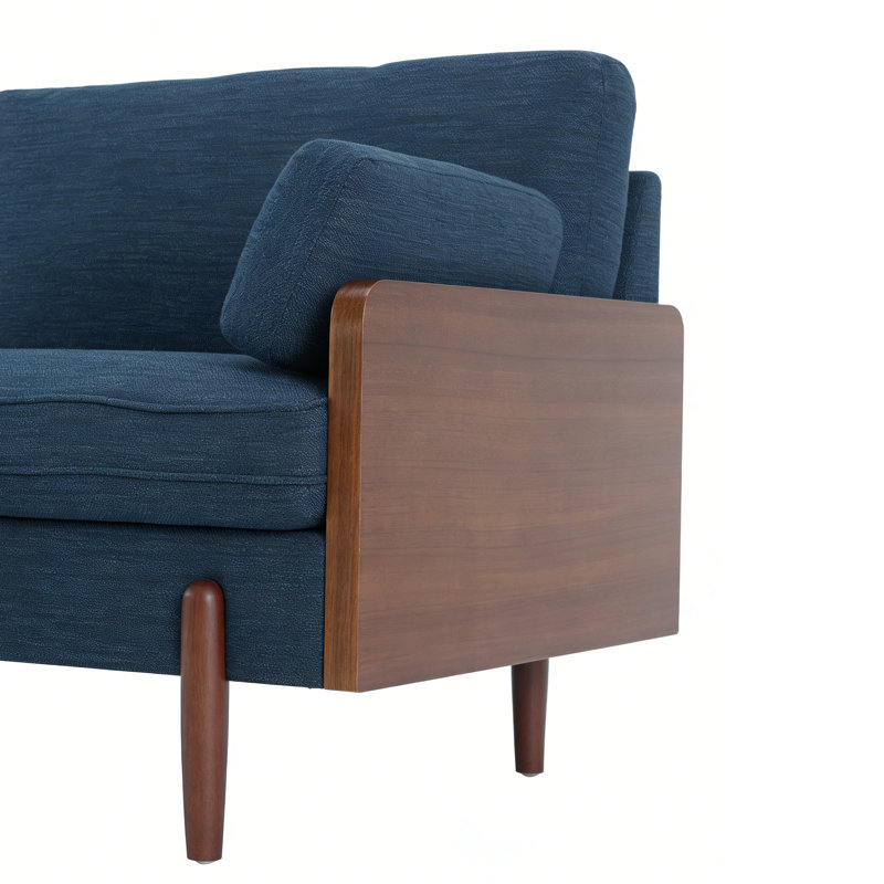 Canapé Mid-Century moderne - bleu marine, Marine
