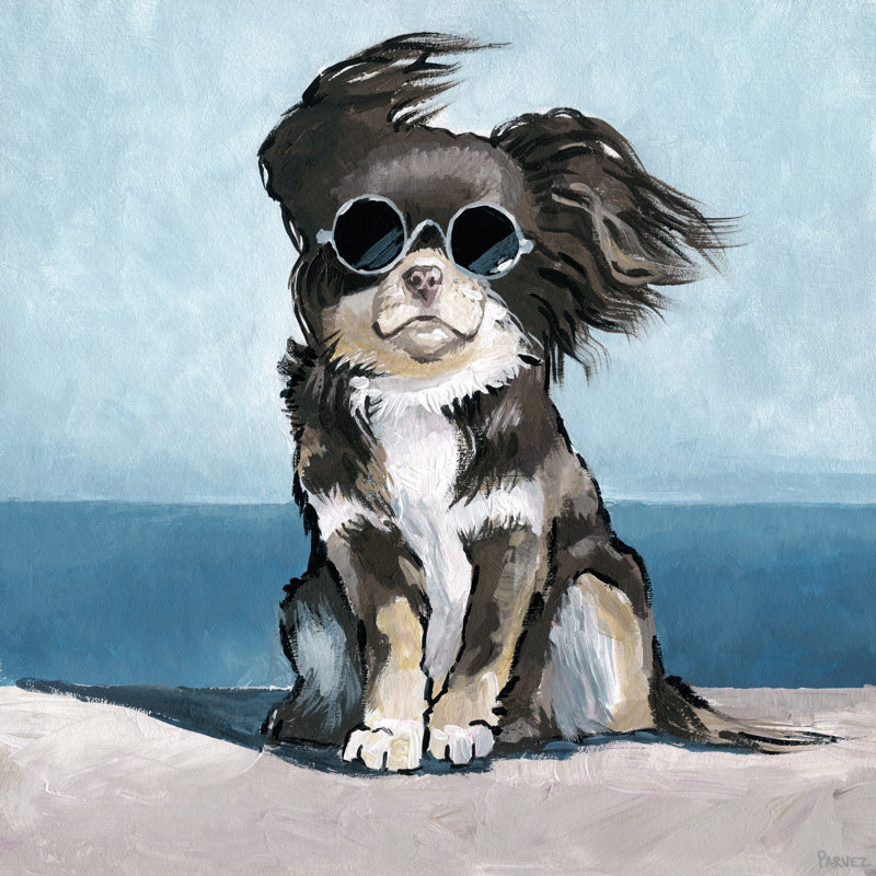 Flowy Fur by Parvez Taj - Wrapped Canvas Painting, 66 cm H x 66 cm W x 4 cm D