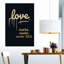 «Love Never Fails», impression sur toile-2137399761