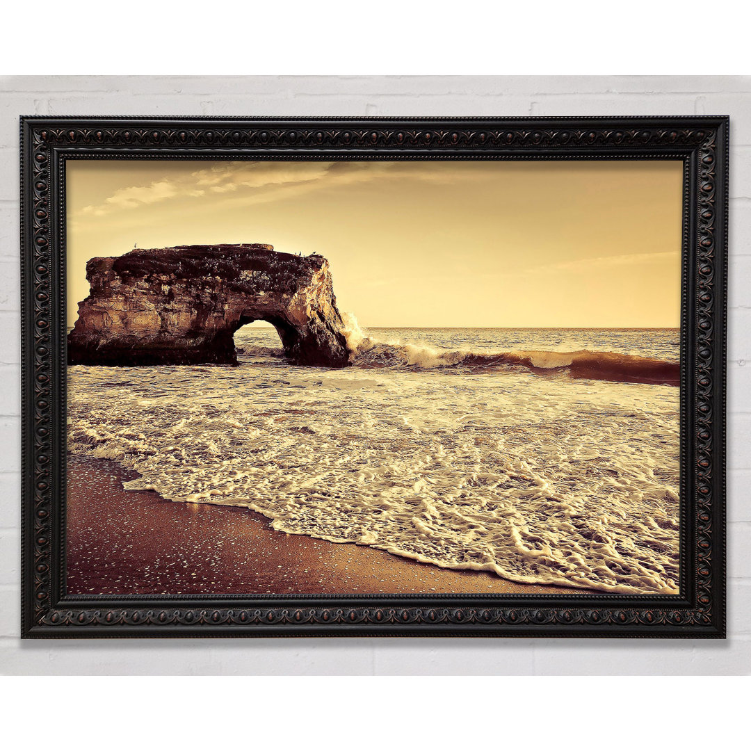 Gerahmtes Wandbild Beach Arch