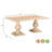 Josiane Solid Wood Dining Table-1260641985-1260641991