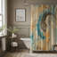 Old Swirls - Rideau de douche Premium-1252476954