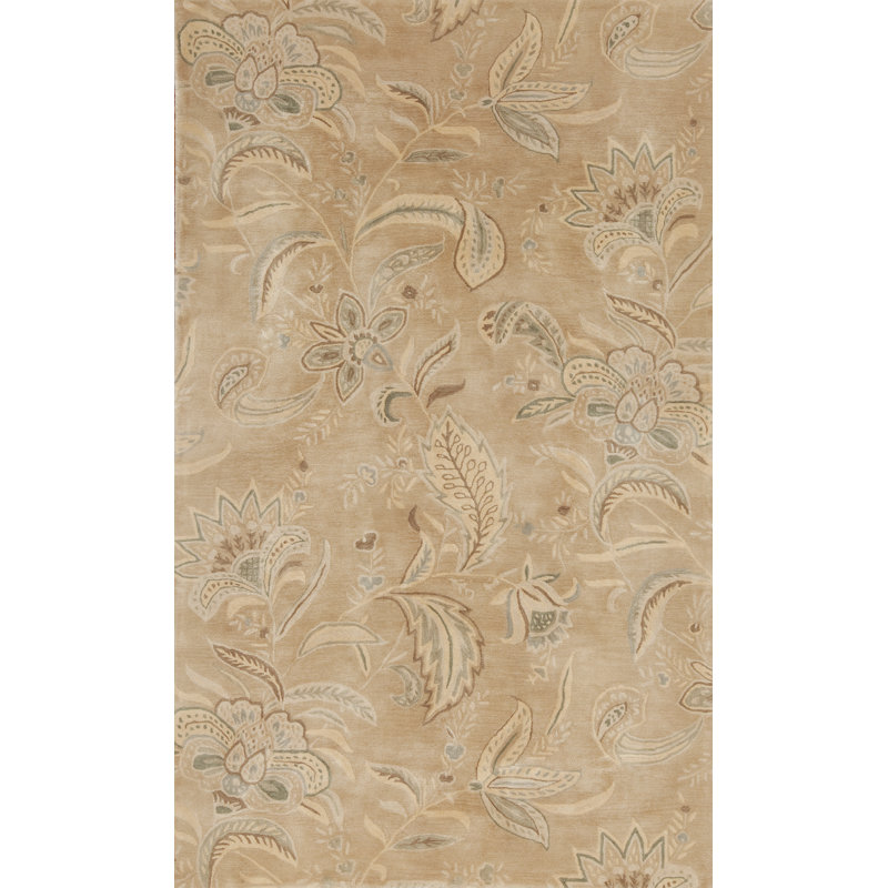 Hand Knotted Wool Area Rug