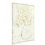 Art mural en relief avec fleurs dans un vase