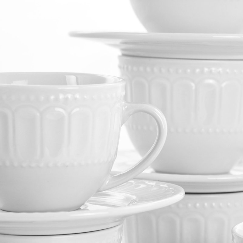 Tasse et soucoupe Elama Charlotte