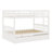 Bunk Bed With Trundle, Featuring Rubber Wood, Ladder And Guardrails-149989357