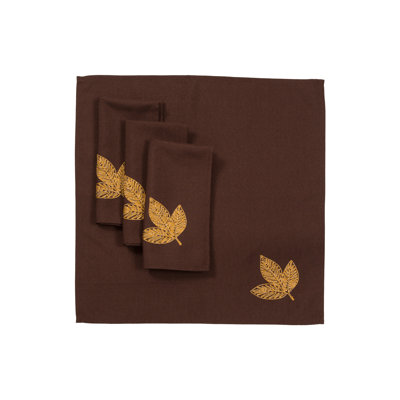 Serviette 20" à feuilles d’automne Padilla