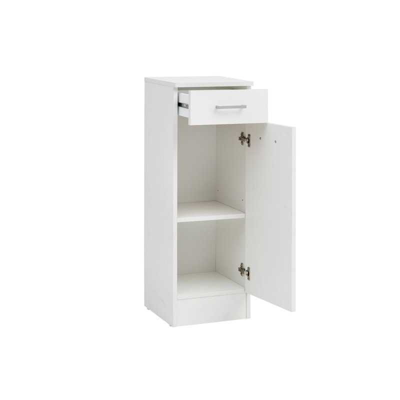 Basic Freestanding Bathroom Cabinet, White