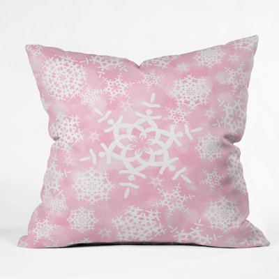 Lisa Argyropoulos Snow Flurries Throw Pillow