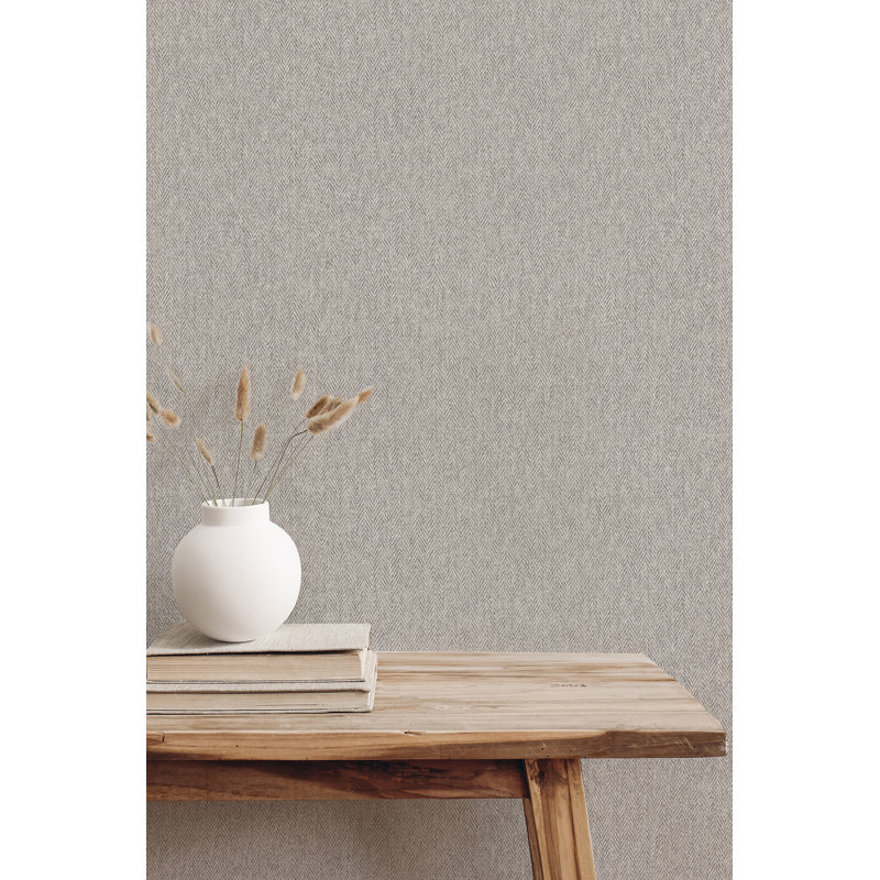 Papier peint Tyngsborough Tweed, Gris