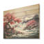 Fleurs de cerisier roses du printemps au Japon rose - Japon sur bois-1892946514
