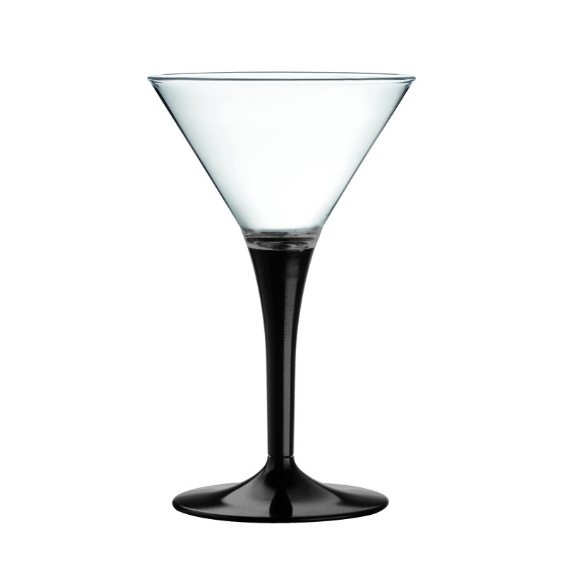 Polycarbonate Martini Glass - 12 Pieces - Olivine, Beryl
