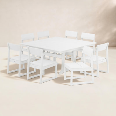 POLYWOOD® Edge 60" Patio Dining Set