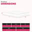 Matelas à ressorts ensachés Queen Size de 23 cm (9 po), mousse pour plus de confort, bord renforcé, facile à installer grâce à son système d'installation intégré, isolation thermique et phonique optimale, idéal pour la chambre à coucher.-1457280349