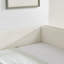 Lit de jour avec canapé-lit capitonné capitonné, double, tissu Boucle, beige (83 po x 58,5 po x 29,5 po)-136541241