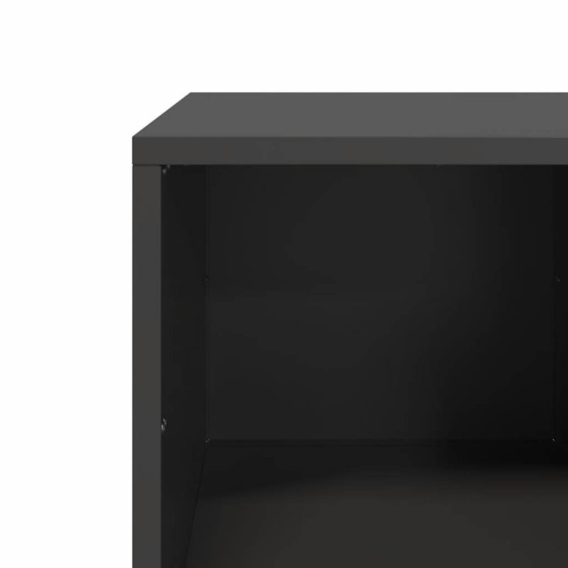 Alizai Coffee Table with Storage, Black