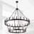 Vilmos 36 - Light Iron Dimmable Wagon Wheel Chandelier-325498005-325498006