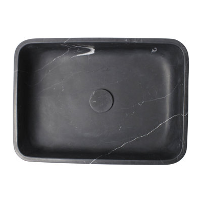 Lavabo de salle de bain vasque rectangulaire Maxton Stone