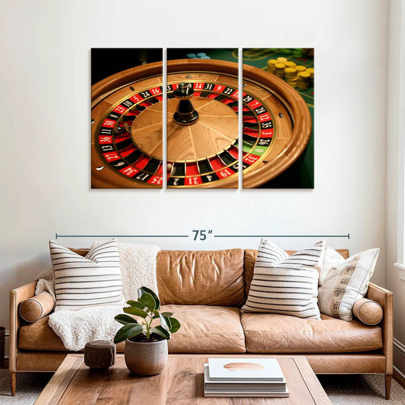 Classic Roulette Table, 36" H x 57" W