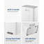 4Gal Trash Can with Soft-Close Lid, Foot Pedal & Removable Inner Bucket for Home, Office-122309544