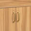 Meuble-lavabo moderne 36 po avec cadre en pin massif, 1 porte à fermeture douce et 3 tiroirs, armoire de rangement moderne