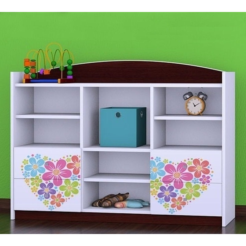 Helen 92cm H X 129cm W Kids Cube, Wenge