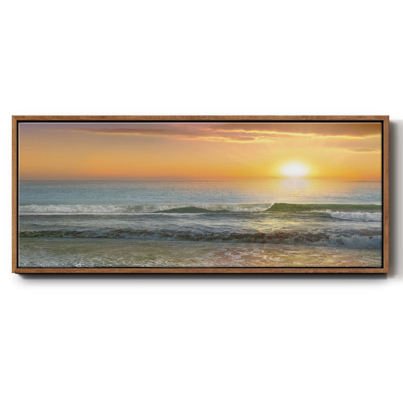 Dawn Rays- Framed Canvas, 20" H x 50" W
