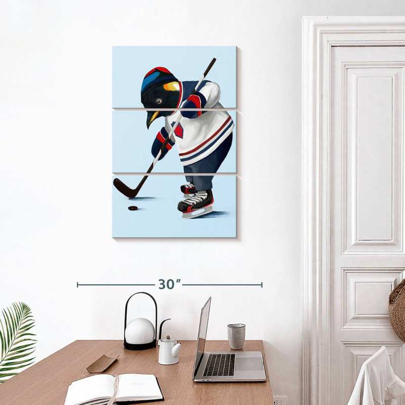 Ketti Sporty Penguin - Hockey sur glace, H 32 po x l 20 po
