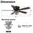 Capitol 48'' Ceiling Fan with Light Kit-1342446029