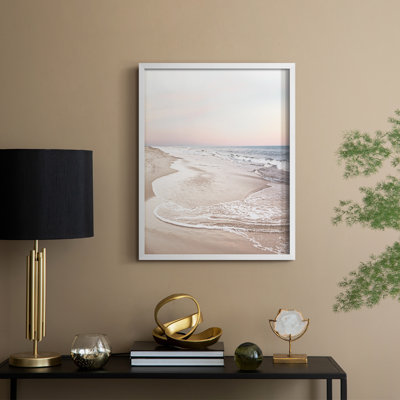 Corolla Soft Sunset Framed Print - Solid Wood