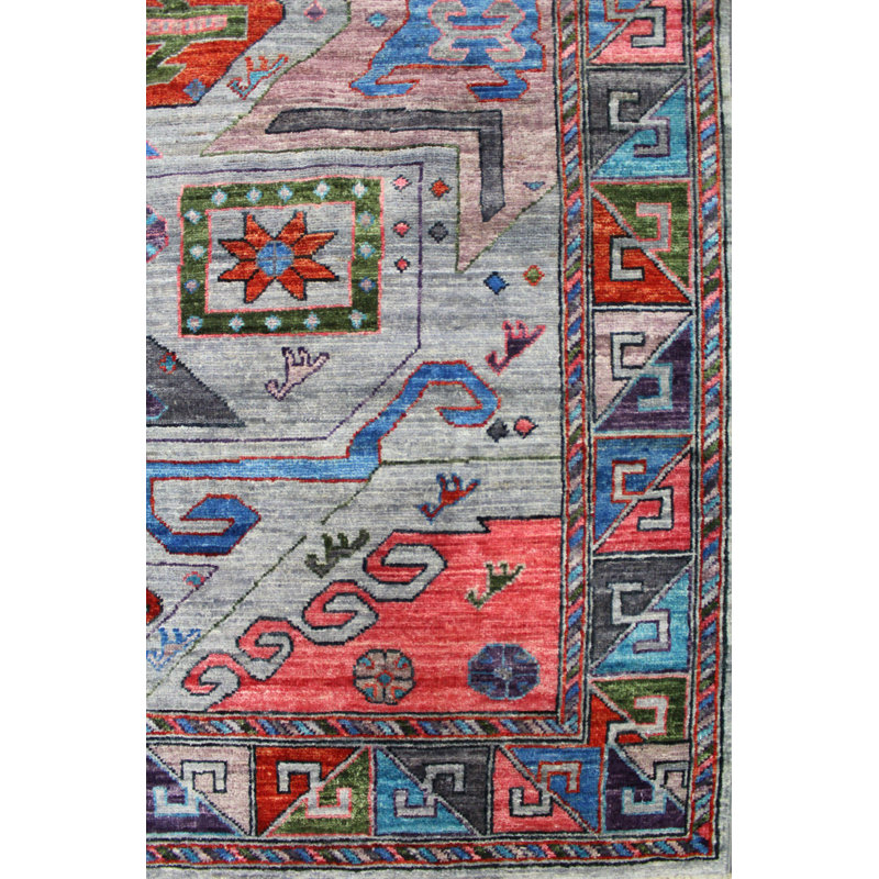Star Kazak One-of-a-Kind 8'2" x 10'2" Hand Knotted Area Rug