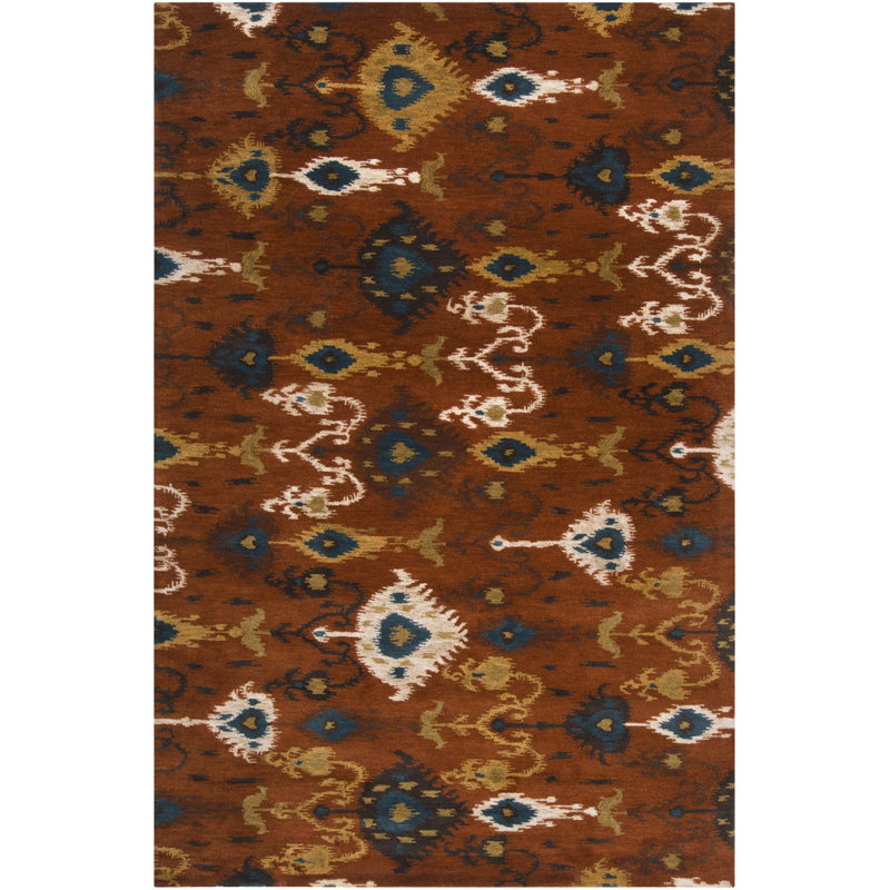 Diavione Wool Ikat Indoor Rug, Rectangle 9' x 13'