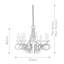 Bardin 8 - Light Candle Style Chandelier