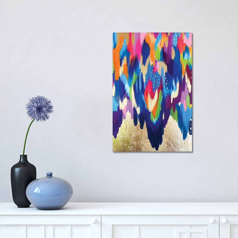 «Brush Strokes Lxxviii» par Ettavee, impression sur toile tendue, H 18 po x l 12 po x 1,5 po