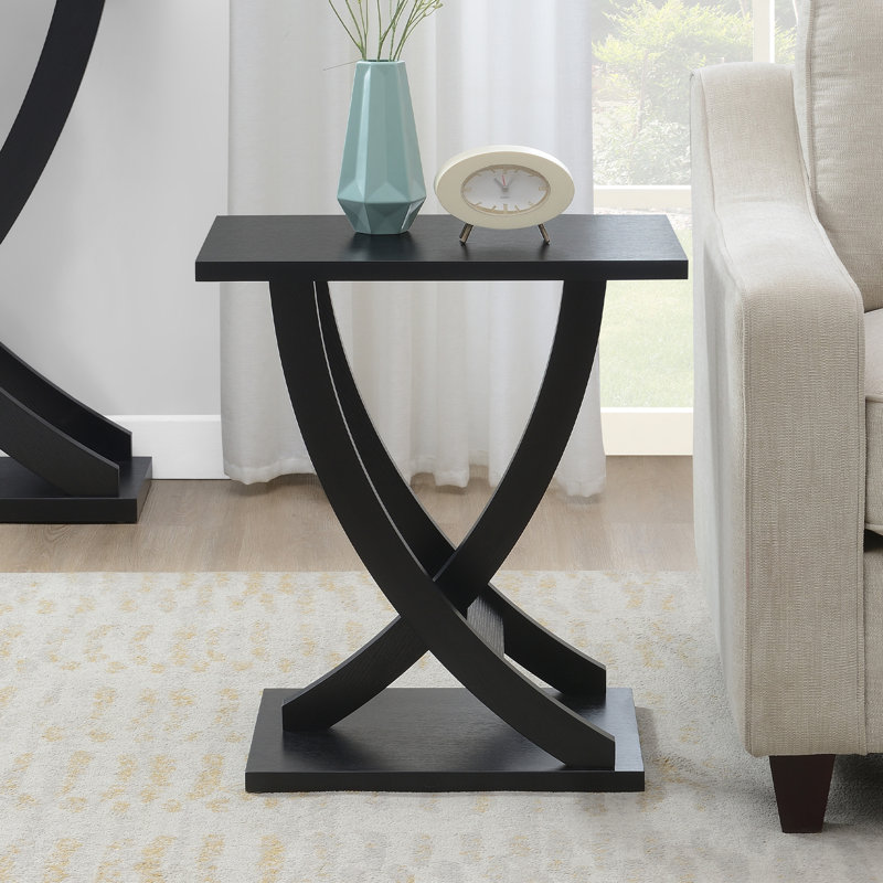 Table de bout Criss-Cross Arbri, Noir