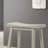 Set 17.5" Of 2 Alonzo Light Gray Backless Ergonomic Counter Height Stool
