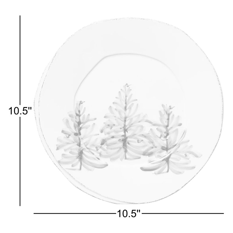 Lastra Holiday European Dinner Plate