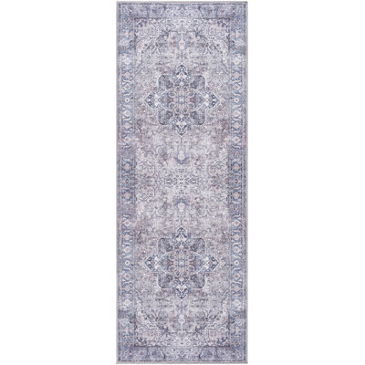 Ruland Oriental Machine Washable Area Rug