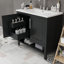 Meuble-lavabo simple 36 po avec plateau en céramique Altura