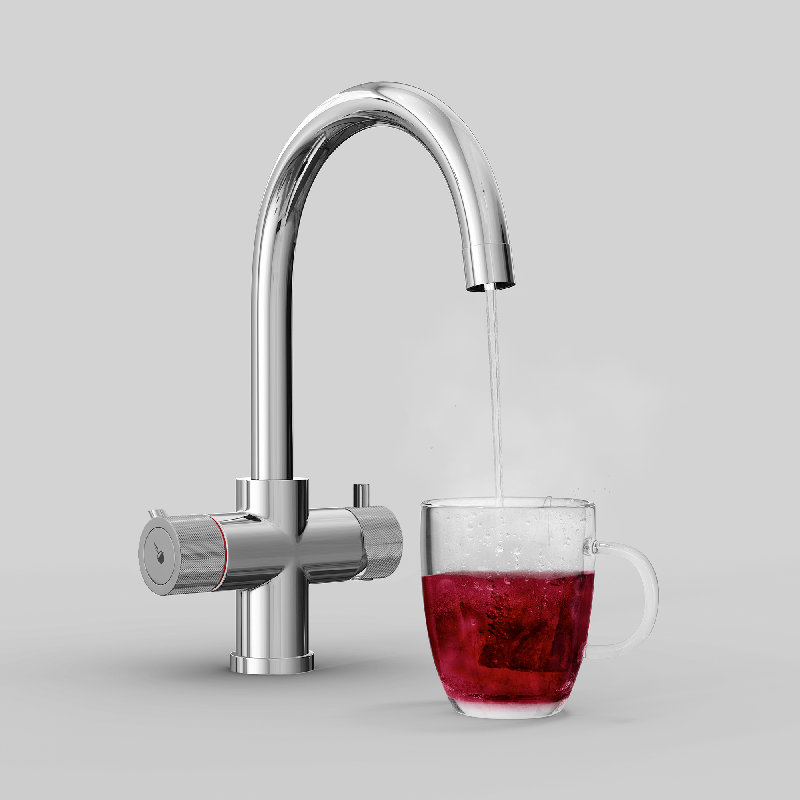 Fohen Kitchen Faucet, Polished Chrome