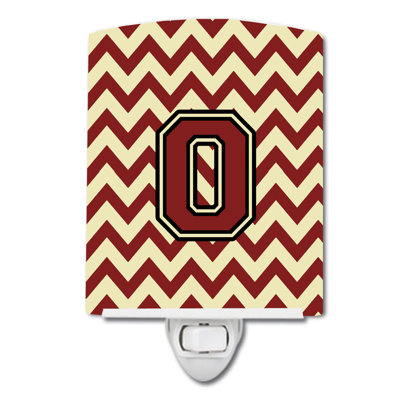 Chevron Ceramic Night Light