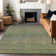 Machine Washable Indoor/Outdoor Christain ACN1294 Fern Rug