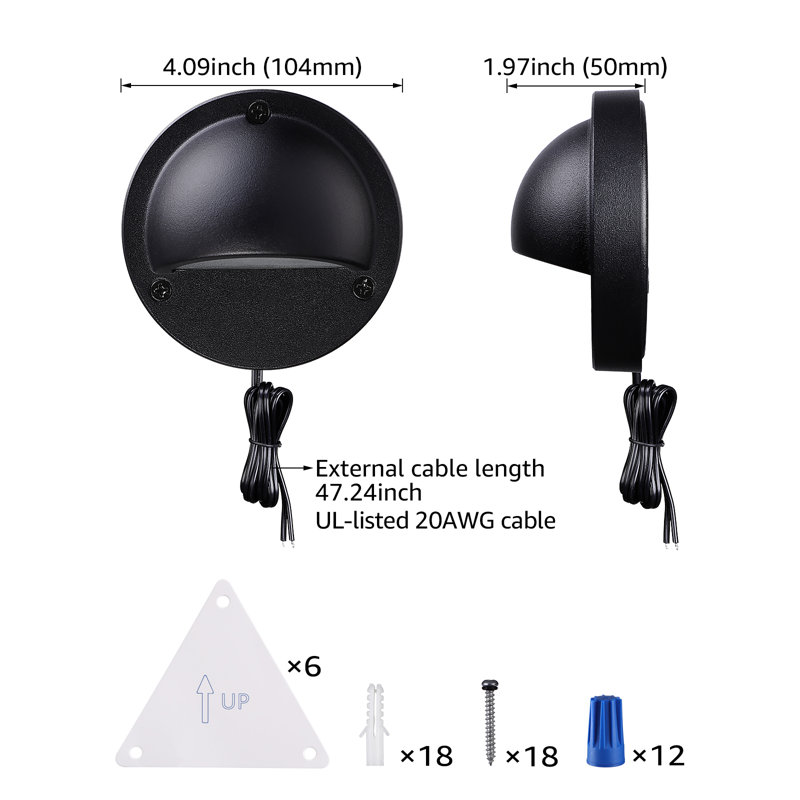 LED Pathway Fence Light Low Voltage Color Temperature Selectable