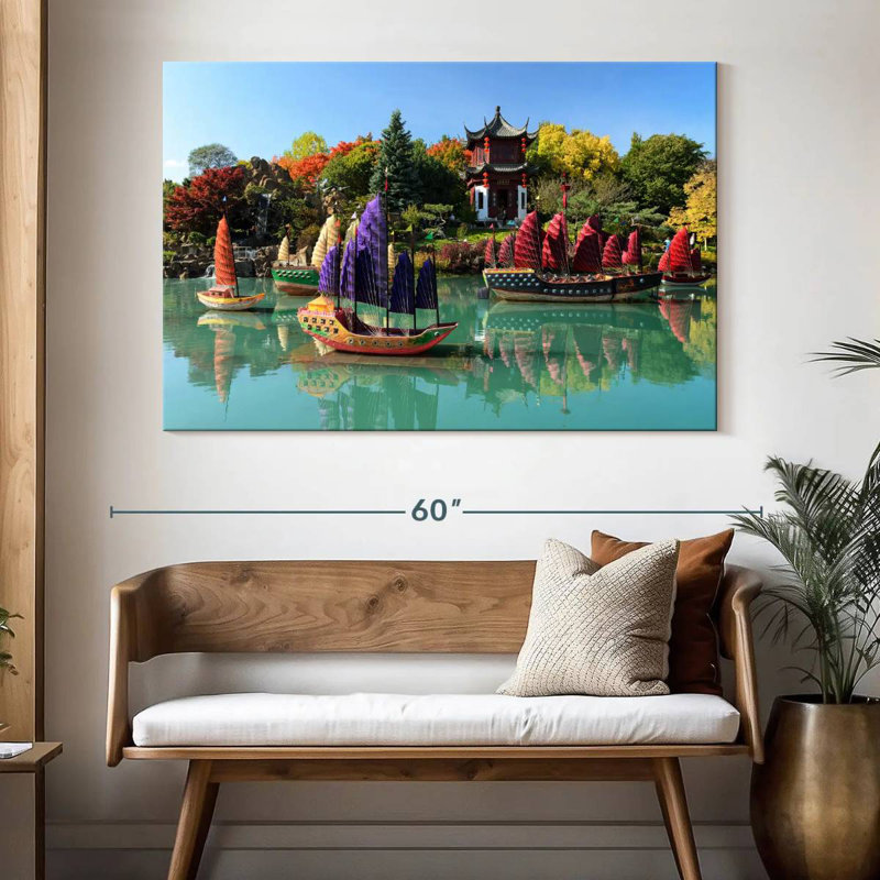 Mehar Montreal Sampan Boats, 34" H x 51" W