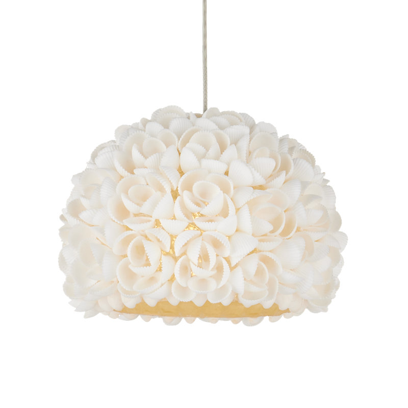 Virtu 36 - Light Cupertino/Painted Silver Pendant
