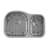 31.49'' L Double Bowl Stainless Steel Kitchen Sink
