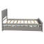 Lit plateforme avec lit gigogne simple, structure de taille simple-1189759467