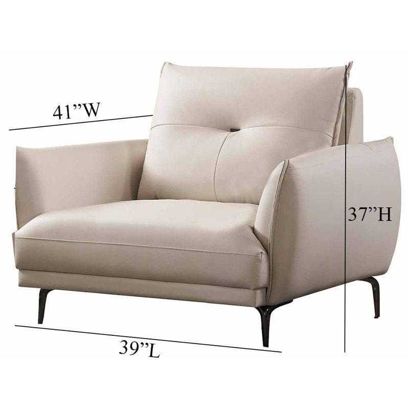 Canapé en cuir American High EK-D835